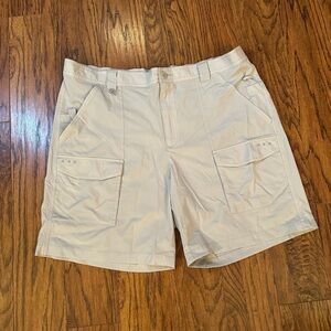 Columbia Tan Cargo Shorts Lightweight Outdoor